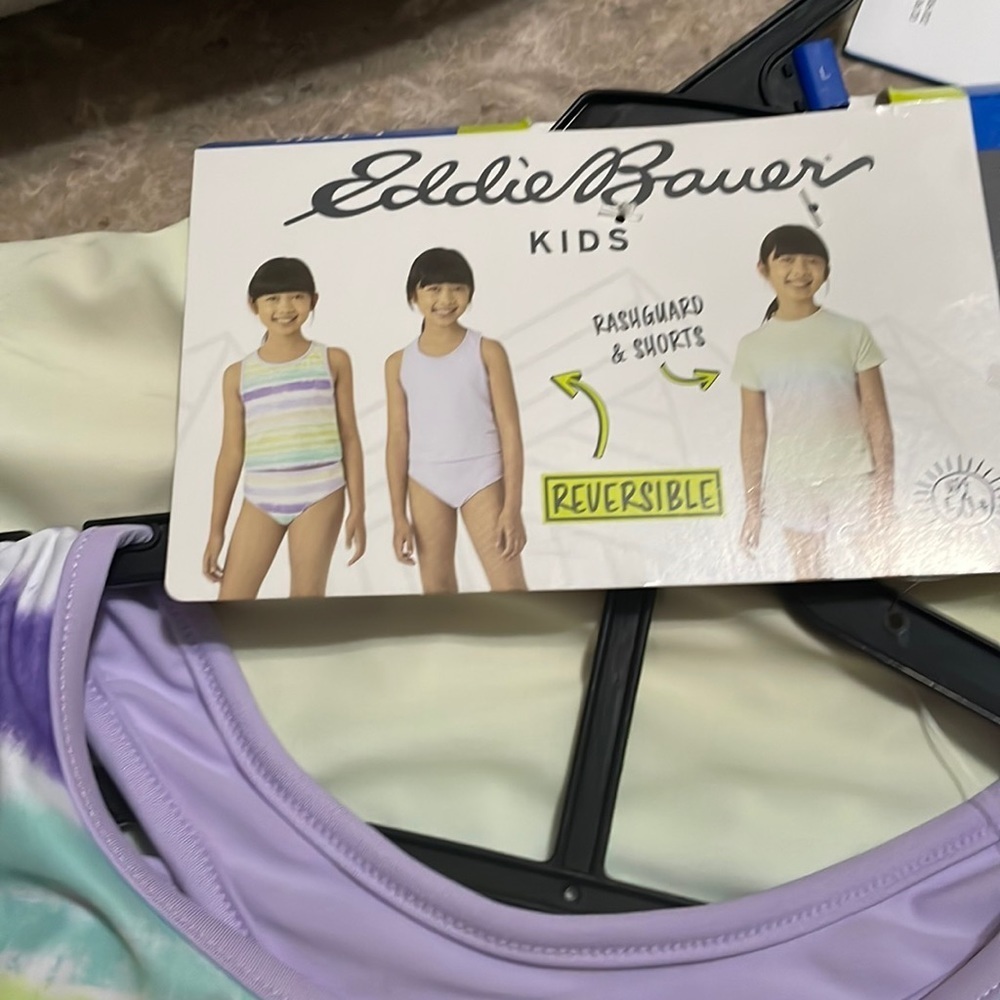 - Kidds Eddie Bauer youth swim 4 piece set - Picture 1 of 3